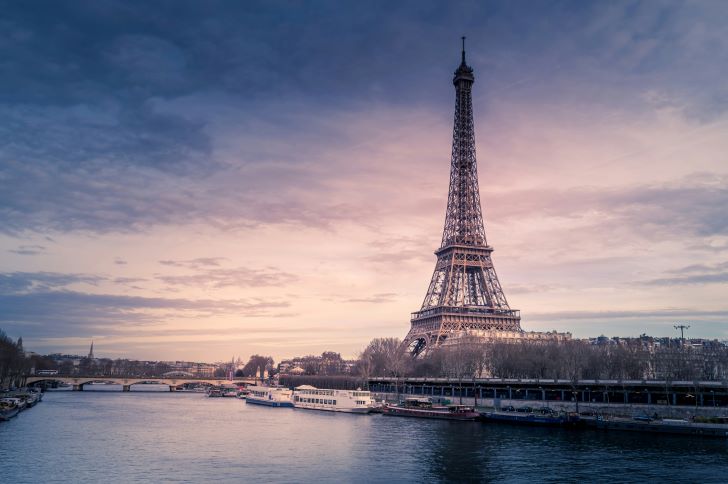 Parijs, met de Eiffeltoren en de Seine